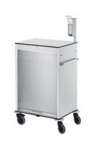Trolley with tambour front