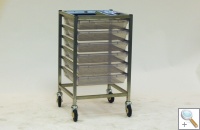Gratnells Stainless Steel Frame Classic Trolley