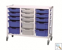 Gratnells Compact Treble Trolley