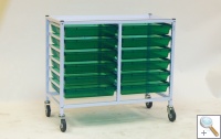 Double Column Classic Trolley by Gratnells