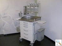 Intensive Care Trolley with Stainless Steel Top