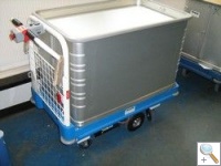 Electric Medical Records Sprung Trolley
